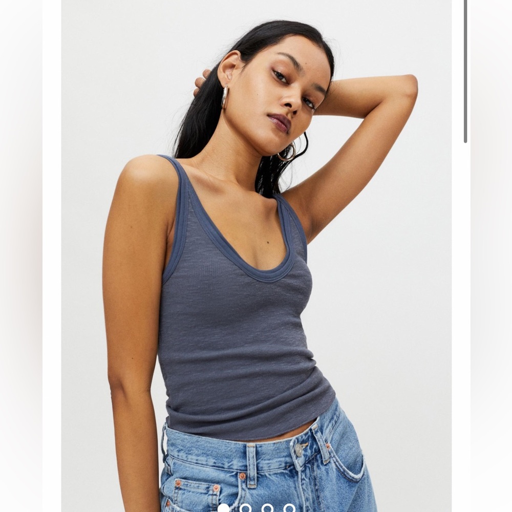 brand new urban outfitter tank top navy small
